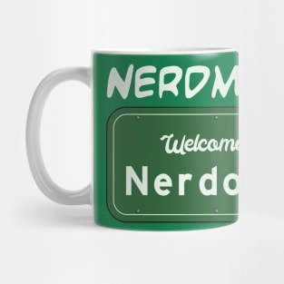 Nerdmigos: Welcome To Nerdonia Mug